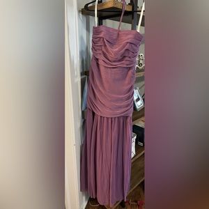 Long purple dress